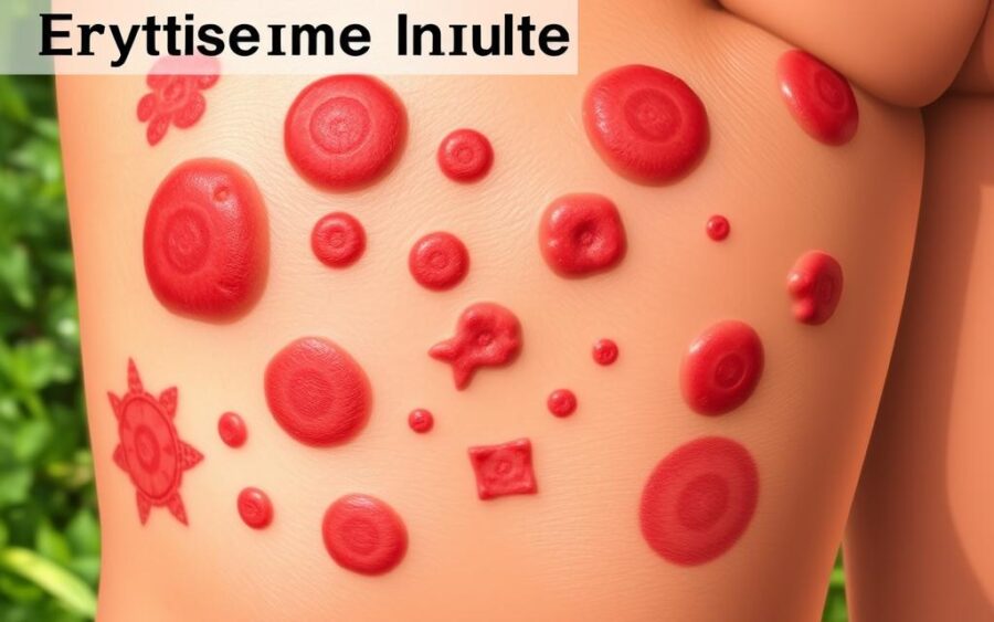 rumień wielopostaciowy