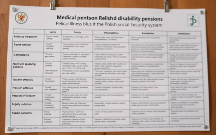 Choroby kwalifikujące do renty w Polsce